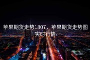 苹果期货走势1807，苹果期货走势图实时行情