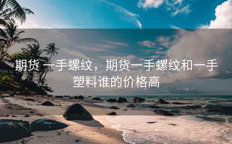 期货 一手螺纹，期货一手螺纹和一手塑料谁的价格高