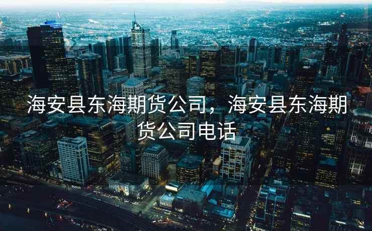 海安县东海期货公司，海安县东海期货公司电话